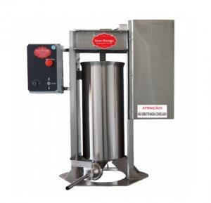 ENSACADEIRA DE LINGUICA ELETRICA SEM PEDESTAL INOX DESIGN 150KG/HORA