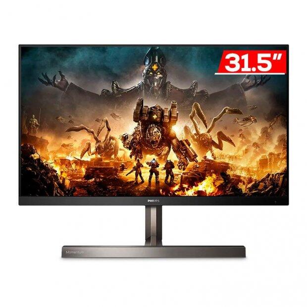 Monitor Gamer Philips Momentum, 31.5 Pol, IPS, 4K, UHD, 1ms, 144Hz, HDMI/DP