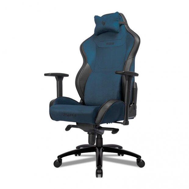 Cadeira Gamer Pichau Omega S, Espuma Moldada, Braco 3D, Deep Blue, PCH-OMGS-DPB