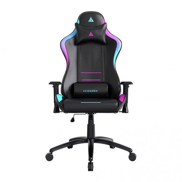 Cadeira Gamer Acegeek Enlight V2, RGB, Preto, AG-ENLIGHT-V2-BK