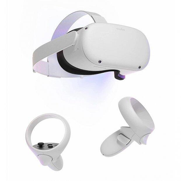 Oculos de Realidade Virtual Oculus Quest 2, 256GB, Branco, 301-00351-02