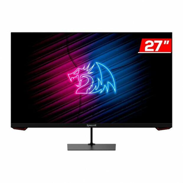 Monitor Gamer Redragon Aquamarine, 27 Pol., VA, FHD, 1ms, 165Hz, FreeSync